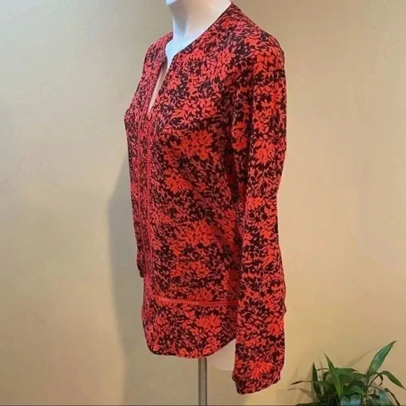 Michael Michael Kors red/black blouse - Picture 2 of 6